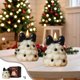 thumbnail image 1 of Seyotauo 5 Pcs Soy Wax Xmas Candle, for Ideal Family and Friends Gift, Creates Romantic Ambience, Lively and Design, Premium Paraffin, Suitable for Home Decor and Parties, 1 of 6