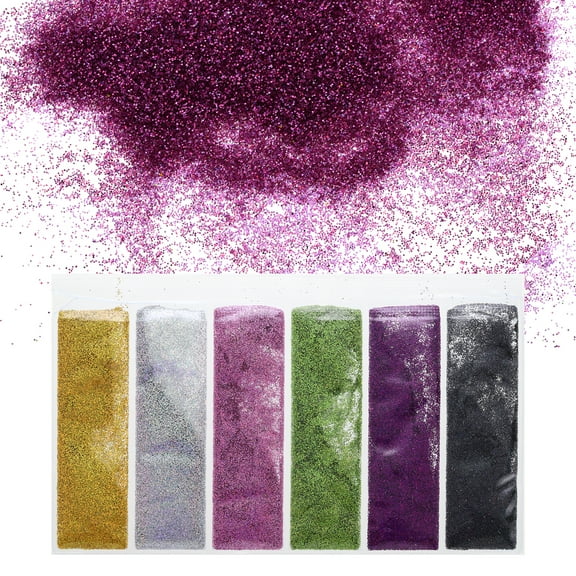 Uxcell Rainbow Extra Fine Glitters Resin Epoxy Accessories Crafts Sequins Decor