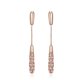 thumbnail image 1 of Par Aretes Largos Gota Elegantes Pendientes Colgantes Mujer-Rosa dorada, 1 of 5