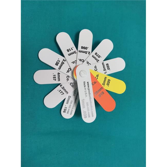 NoMar Feeler Gauge Set 11 Piece