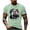 Mint Green, variant on Never Forget 911 Retro USA Tee for Men and Women with Patriot Day Print and Vintage Green Fabric Featuring 9/11 Memorial Tops for Remembrance Events Church Services Army Green L