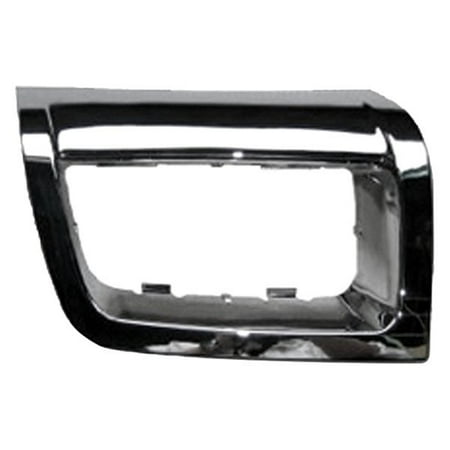 Chrome Fog Light Trim - DAT 06 - 09 Chevrolet Trailblazer Chrome Left Driver Side Fog Light Trim GM1038106