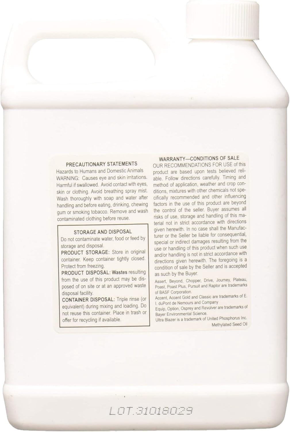 Methylated Seed Oil (MSO) - 128 fl oz Jug by Southern Ag