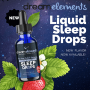 Dream Elements Liquid Sleep Drops (Berry) - Extra Strength Natural Sleep Aid, 2oz