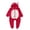 Red, variant on Cathalem Bunny Style Hooded Baby Winter Warm Fleece Long Sleeve Jumpsuit Romper Outwear Bonds Baby Clothes Yellow 6-12 Months
