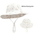 thumbnail image 2 of Kids Sun Hat UPF 50+ Boys Girls Protection Hat Wide Brim Beach Hats with Mesh and Adjustable Chin Strap Kids Sun Hat Bucket Hat For Toddler Girls Boys Sun Toddler Summer Hats, 2 of 5