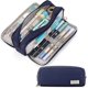 thumbnail image 1 of Large Capacity Pencil Case 3 Compartment Pouch Pen Bag For School Teen Girl Boy Men Women (Yellow), 1 of 4