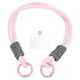 thumbnail image 1 of Correa para muñeca de teléfono, cordón trenzado para teléfono celular rosa, llavero colorido para accesorios de bolso de mujeres, rosa/gris, 1 of 7