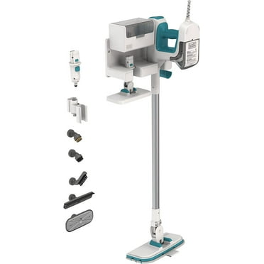 Steam-Mop Multipurpose Steam Cleaning System, 7 Attachments with Storage Wall Mount