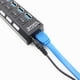 thumbnail image 4 of Puerto de transferencia de datos de alta velocidad de 7 puertos USB 3.0 Splitter de transferencia de datos de alta velocidad con interruptores individuales y LED (enchufe de la UE), 4 of 4