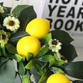 thumbnail image 4 of Lemon Wreath - 17 Inch Large Summer Fall Wreath for Door, Front Door, Yellow & Green, 4 of 6