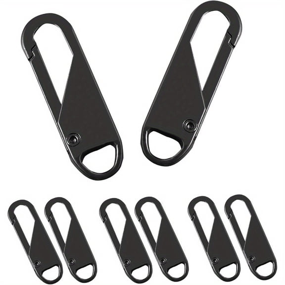 Zipper Pull, 24pcs Replacement Metal Zipper Handle Mend Fixer Tab for Luggage, Suitcases, Backpacks, Jackets, Purses, Handbags
