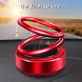 thumbnail image 7 of Lohuatrd Solar Powered Car Air Freshener Double Rings Suspension Long Lasting Fragrance Deodorant Auto Aromatherapy Diffuser Ornament Car Interior Accessories, 7 of 7