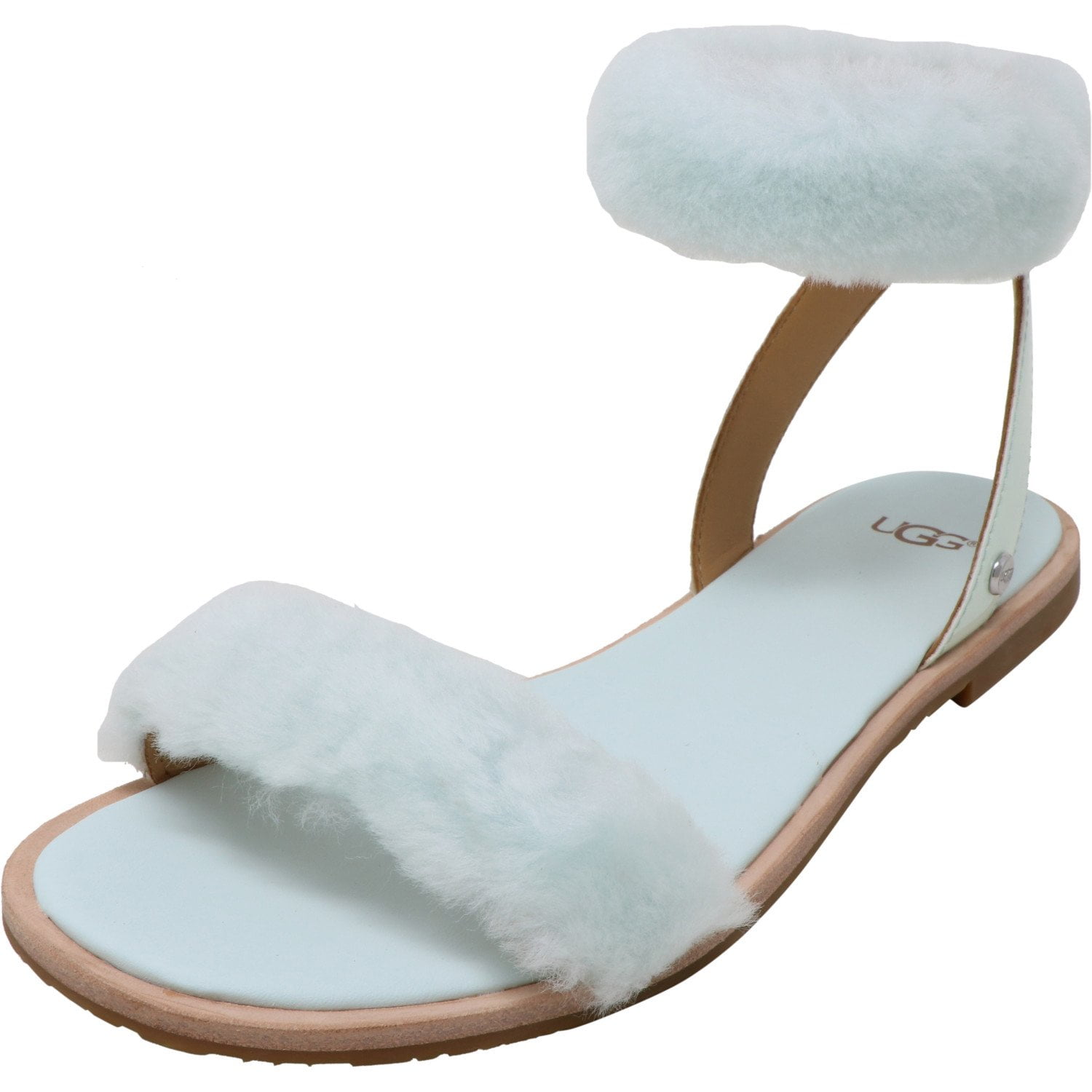 ugg fur sandals