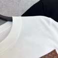 thumbnail image 5 of Camiseta de manga corta de verano para hombre, camiseta de marca de moda con parche tejido, camiseta holgada de manga corta para pareja, 5 of 5