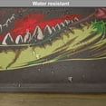 thumbnail image 6 of Ambesonne Dinosaur Place Mats Set of 4, Aggressive Wild T-Rex, Standard Size, Dark Brown Fern Green, 6 of 6