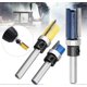 thumbnail image 3 of 3 PCS 1/4"(6.35mm) Shank Router Template Trim Straight Slotting Cutter For Wood Flush Trim Template Router Cutter Slotting Cutter Bit Set Wood Bearing, 3 of 4