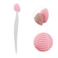 thumbnail image 3 of Unique Bargains Soft Plastic Silicone Cleansing Brush for Gentle Skin Care Cleaning Pink, 3 of 5