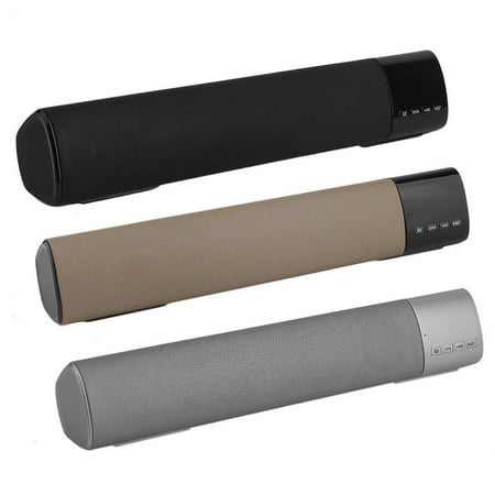 wireles s hands fre e bluetoot h Stereo Music Sound Bar Speaker Support TF Card