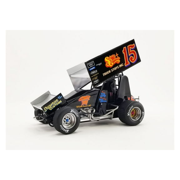 Winged Sprint Car, #15 Donny Schatz - Acme A1809523 - 1/18 Scale Diecast Model Toy Car