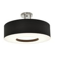 thumbnail image 4 of MCF1932LAJUD-GYSF-AFX-Montclair - 42W 1 LED Semi-Flush Mount In Modern Style-10.75 Inches Tall and 19.25 Inches Wide-Satin Nickel Finish-Grey Shade, 4 of 4