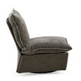 thumbnail image 5 of Foam-filled Dark Gray Chenille Swivel Recliner Chair For Relaxation Daily Use, 5 of 6