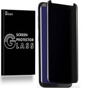 Samsung Galaxy S9 [BISEN] Privacy Anti-Spy Tempered Glass Screen Protector, 3D Curved, Full Screen Coverage, Anti-Scratch, Anti-Shock, Shatterproof