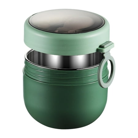 

VIEGINE 600ml Breakfast Cup Multifunction Oatmeal Cereal Nut Yogurt Mug Snack Soup Cups with Lid Spoon Thermal Lunch Box Food Container