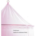 thumbnail image 3 of Mosquitera para cama individual y cuna de 0,60 mx 2,4 mx 9 m, mosquitera de malla fina para viajes y hogar, protección fiable contra insectos y dosel., 3 of 4