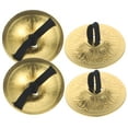 thumbnail image 4 of UPOUART 2 Pairs Golden Copper Dancing Cymbals with Clear Sound, and Easy to Props, 4 of 8