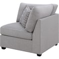 thumbnail image 5 of JERFIT Modern Grey Corner Chair with Reversible Cushions, Upholstered Modular Chaise Lounge for Living Room, 5 of 10