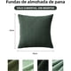 thumbnail image 3 of Juego de 4 Fundas para Cojín Cuadrado, Pana Suave - Estilo Boho Chic Rústico, Decoración Hogar para Sofá, Sala, Fácil de Limpiar (4, Verde Gradual), 3 of 4