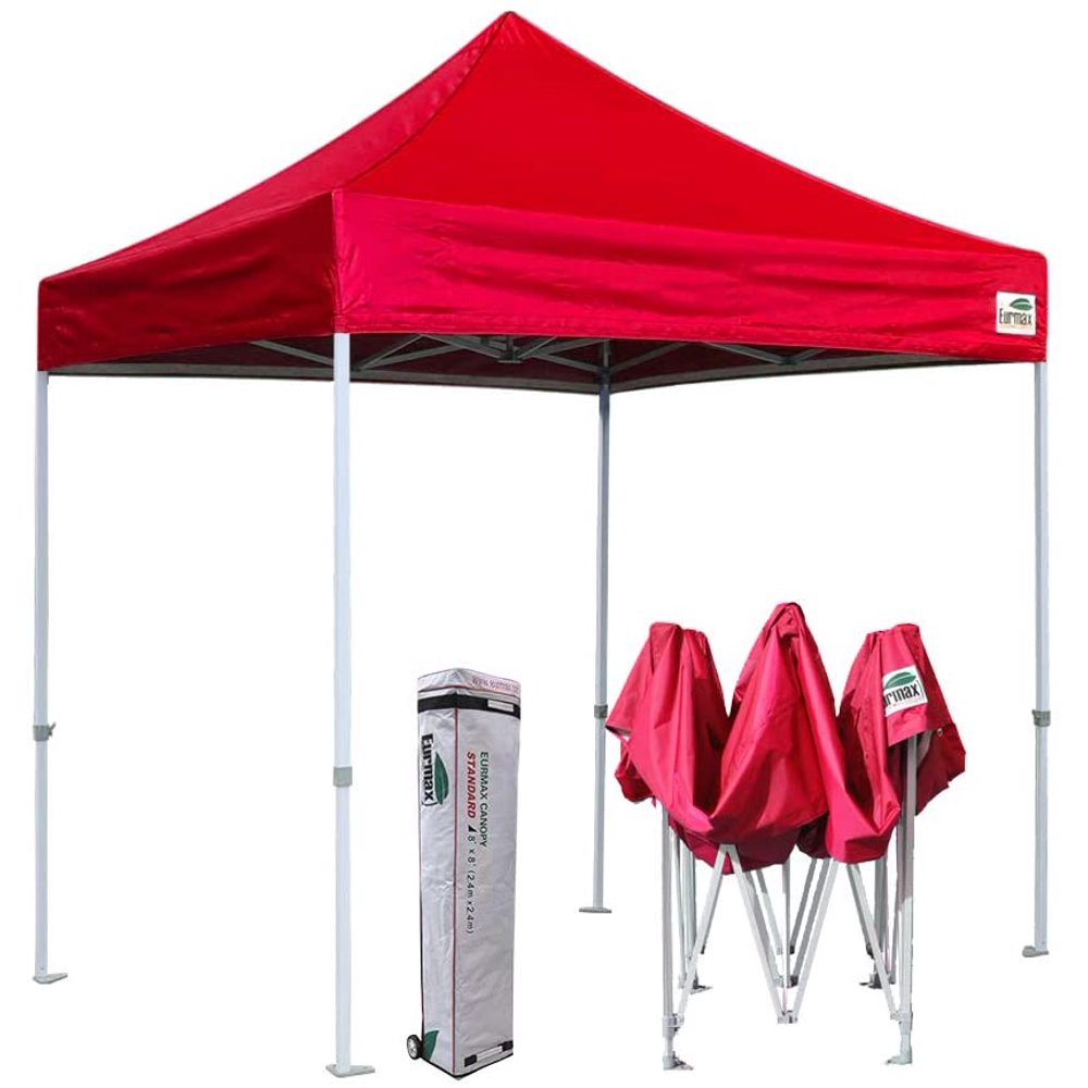 Eurmax 8x8 Feet Ez Pop up Canopy, Outdoor Canopies Instant Party Tent