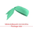 thumbnail image 2 of Bandeau de Sport Mode Réglable Bandeaux Anti-Transpiration Secs Multicolores Accessoires de Coiffure pour Tennis Basketball Vert Clair, 2 of 6