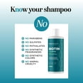 thumbnail image 3 of Volumizing Biotin Shampoo for Thinning Hair - Thin Hair Shampoo with Peppermint Argan and Essential Oils for Hair Care - Vegan Sulfate Free Shampoo for Damaged Dry Hair Paraben and Cruelty Free (Mint, 3 of 7