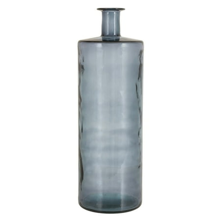 Decmode Iridescent Cylindrical Glass Vase Walmart Com