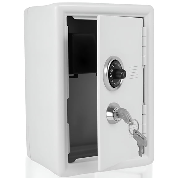 TALENO Small Safe for Kids Metal Lock Safe Box Mini Money Box for Kids Mini Pink Case with Lock for Home Money Cash Jewelry