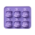 thumbnail image 2 of Eolstice Halloween Ghost Pumpkin Silicone Mold, 2-in-1 Ice Mold Tray and Dessert Baking Pan, Mini Ghost Chocolate Candy Mould, 2 of 6