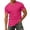 1-Hot Pink, variant on Mens T-Shirts Soft Pocket T Shirts for Men Short Sleeve V Neck Pink Tshirt for Men