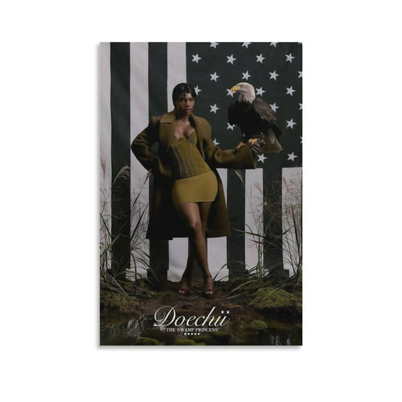 Doechii Canvas Poster Wall Decorative Art Painting Living Room Bedroom Decoration Gift