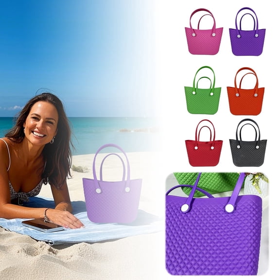 Woven Beach Tote Bag for Women Spacious Summer Travel Handbag with Shoulder Strap