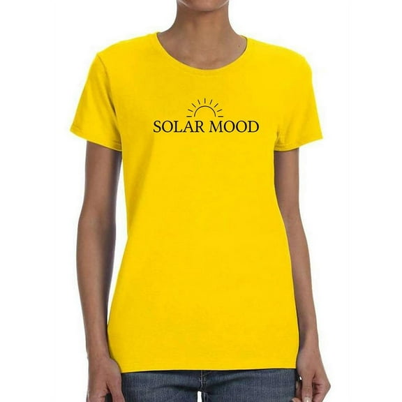 Solar Mood T-Shirt Women -Smartprints Designs, Female Large