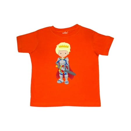 

Inktastic Boy Prince Knight In Shining Armor Blond Hair Gift Toddler Boy Girl T-Shirt