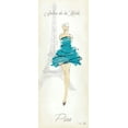 thumbnail image 2 of Tillmon, Avery 15x32 White Modern Wood Framed Museum Art Print Titled - Fashion Lady I, 2 of 4