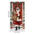 thumbnail image 3 of Linnome Christmas Door Banner Featuring Santa with Dog, Durable Fabric Hanging for Outdoor Christmas Decor and Heartwarming Holiday Photo Backgrounds, 3 of 6