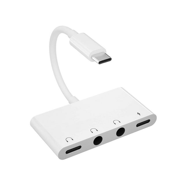 Adaptateur USB Type C vers Prise Casque 3,5 mm pour Samsung Galaxy S22 S21 S20/Ultra, Note 10, iPad Pro, MacBook, Pixel