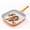 Copper, variant on Koch Systeme CS 11 inch Nonstick Grill Pan, Square Skillet with Stay-Cool Handle, Compatible with All Stovetops, Even Heating, Blue