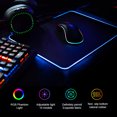 thumbnail image 4 of LED RGB Mouse Pad Cushion Household Game Mats Fittings Professional Player Devices Gaming Equipment Large Computer Mousepad PC Accessory 300*350*4MM, 4 of 9
