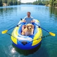 thumbnail image 2 of 1-2 Person Inflatable Kayak, Recreational Kayak with Rod Holders Dark Blue, 2 of 10