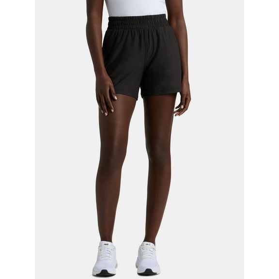 Athletic Works Women's and Women’s Plus ButterCore Soft Performance Gym Shorts, Available in 1, 2 and 5-Pack, Sizes XS-4X